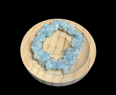 Bộ vòng cổ và lắc tay đá Aquamarine