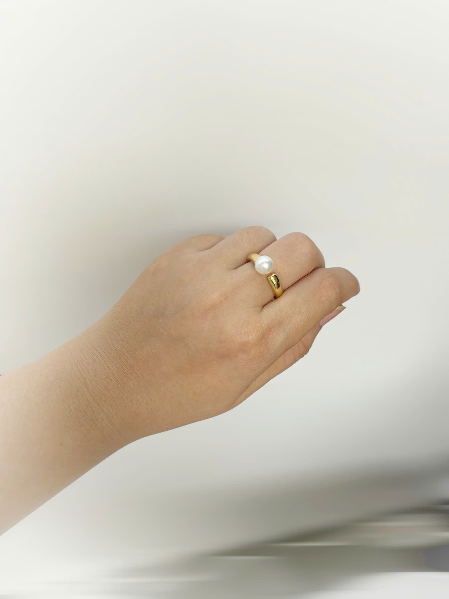 Nhẫn ngọc trai cho tay xinh