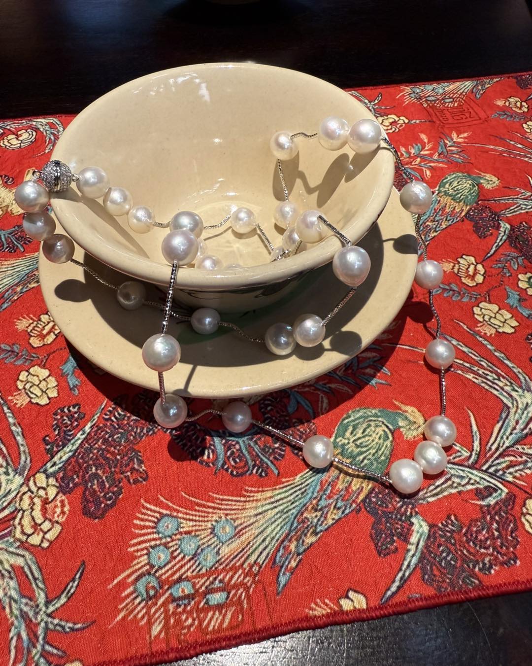 Dây chuyền Princess ngọc trai trắng tròn