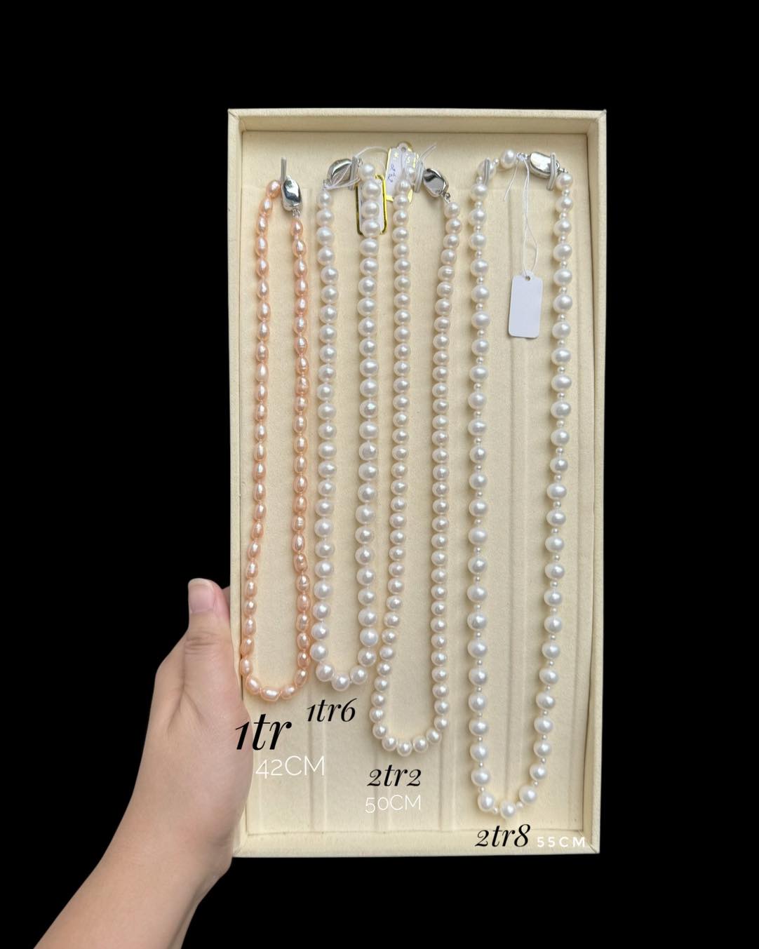 Chuỗi ngọc trai nước ngọt, style cổ điển