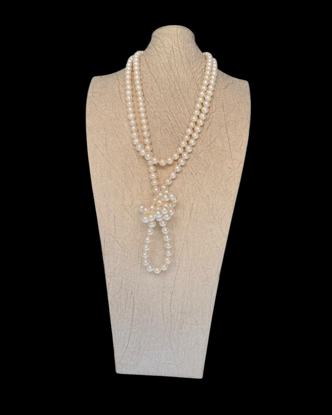 Sale chuỗi ngọc trai Opera dài 1m3